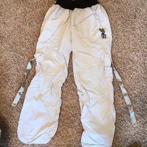 Light gray & black Zumba Cargo Pants
